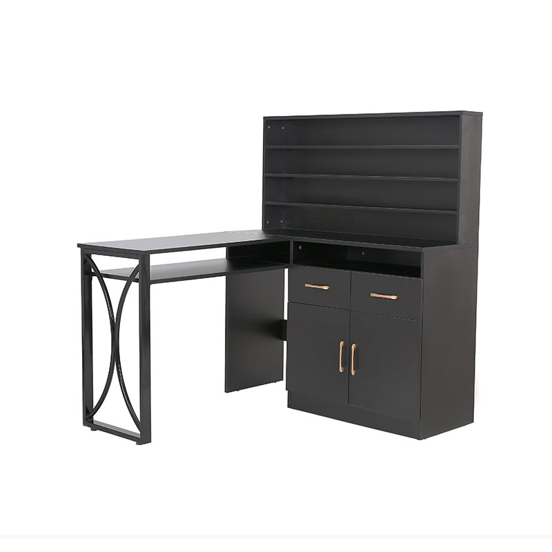 HZ2080 Svart mångsidigt manikyrbord med lådor