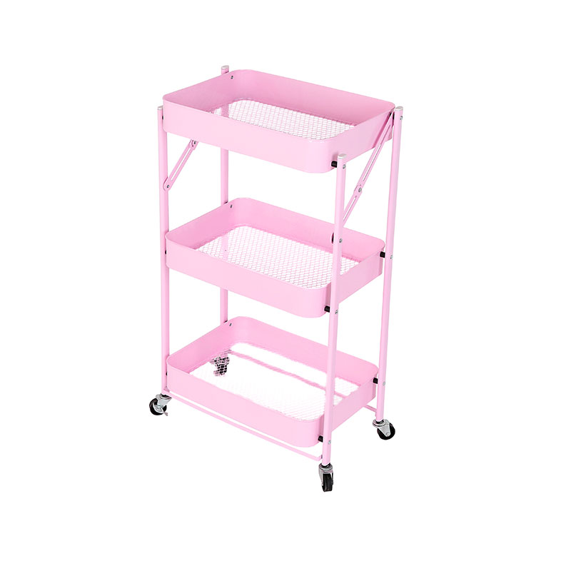 HZ2060B / HZ2060P / HZ2060W Mobil hopfällbar multifunktionell salongshylla