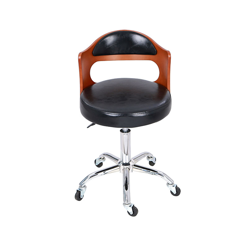 HZ8828 Svart sits med ryggsvängbar salongspall