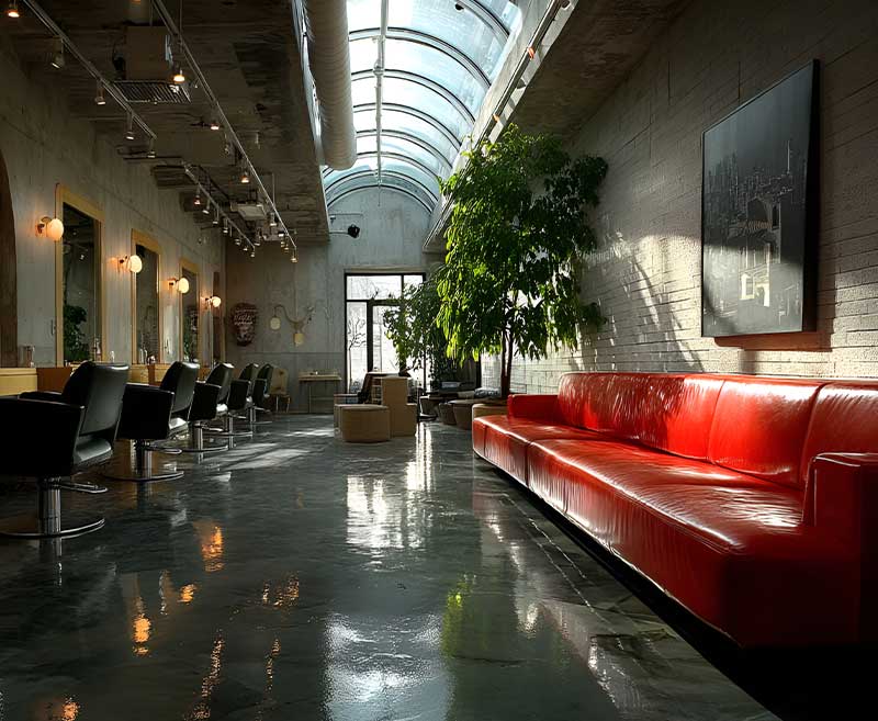 Salongens väntande bänk