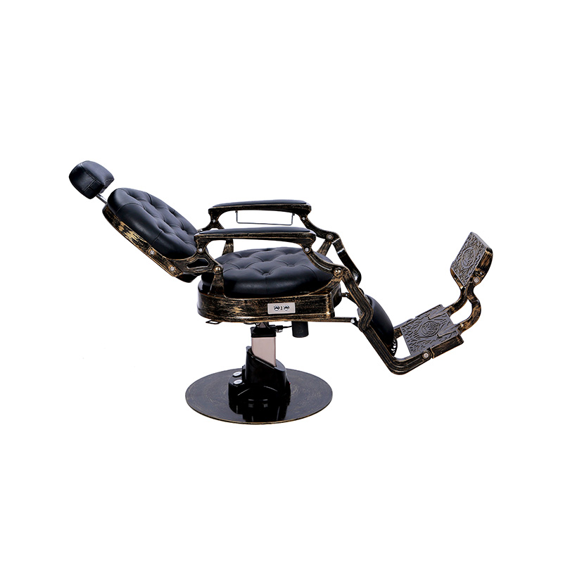 HZ8799DD Förgylld frisörstol i antik stil