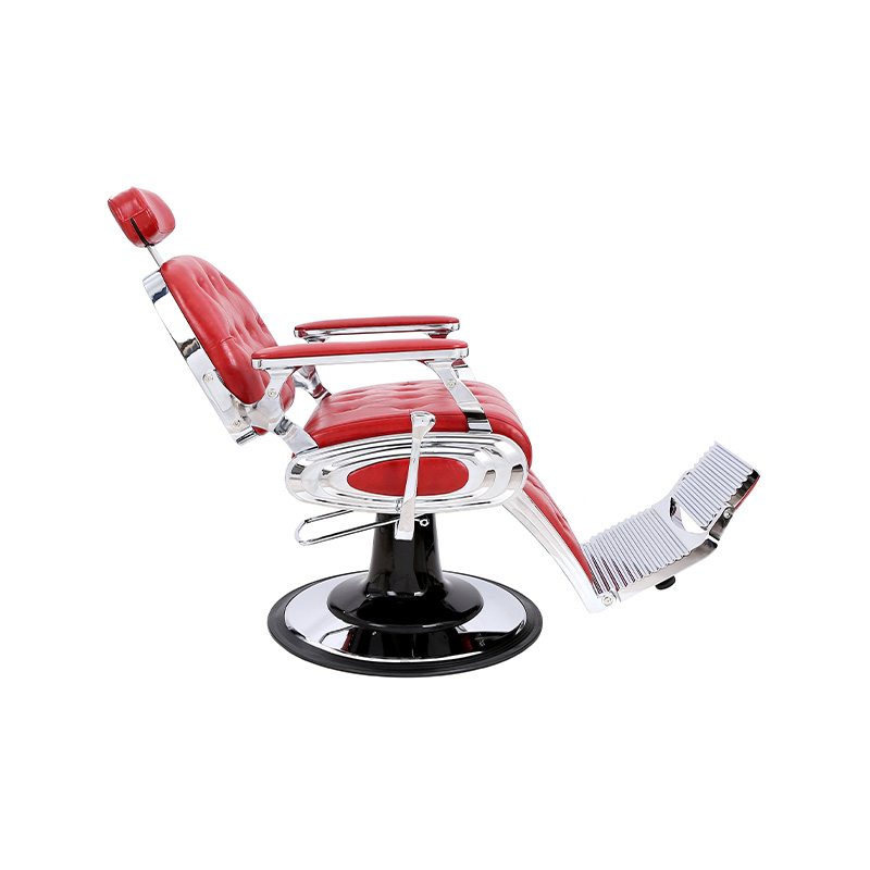 HZ8796BR / HZ8796BK / HZ8796Z Vintage rött spänne ryggstöd barbershop frisörstol