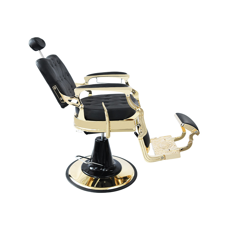 HZ8799F Vintage stil kraftig hydraulisk lutande fyrkantigt ryggstöd frisörstol