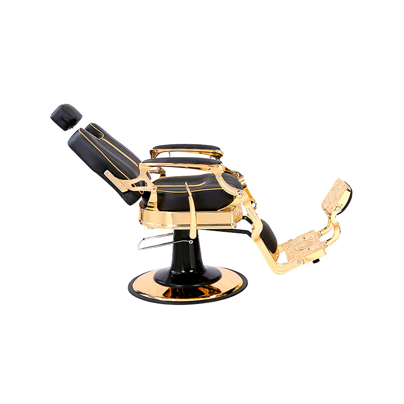 HZ87104 Justerbar vintage frisörstol i industriell stil med robust metallram