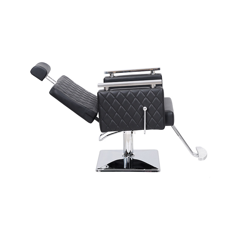 HZ8803D Svart diamant fyrkantigt ryggstöd liggande salongsstol