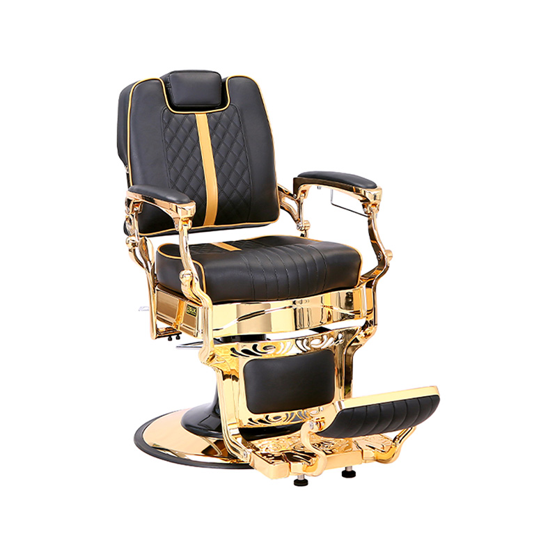 HZ87104 Justerbar vintage frisörstol i industriell stil med robust metallram