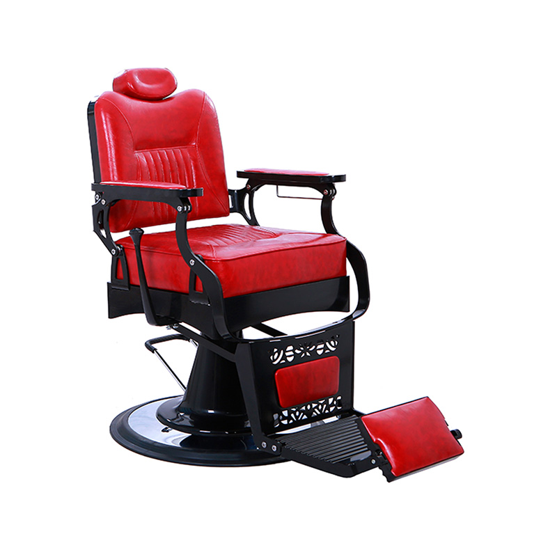 HZ8754RD Röda salongsstolar i vintagestil