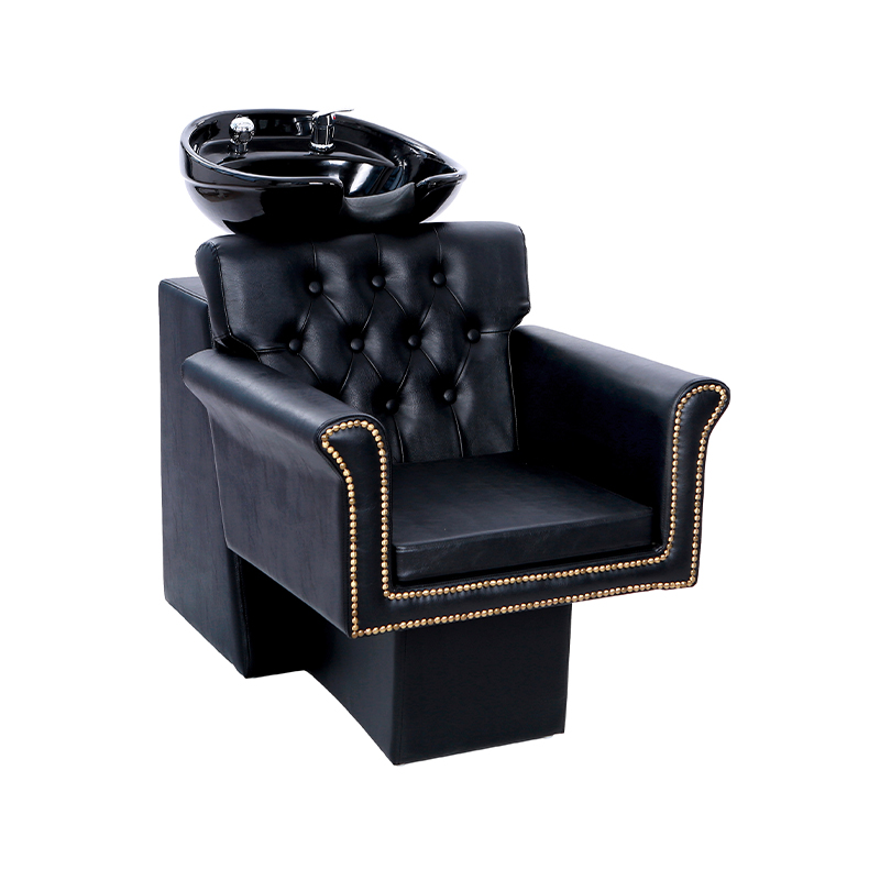 HZ9068 Backwash schampo keramik skål och stol set